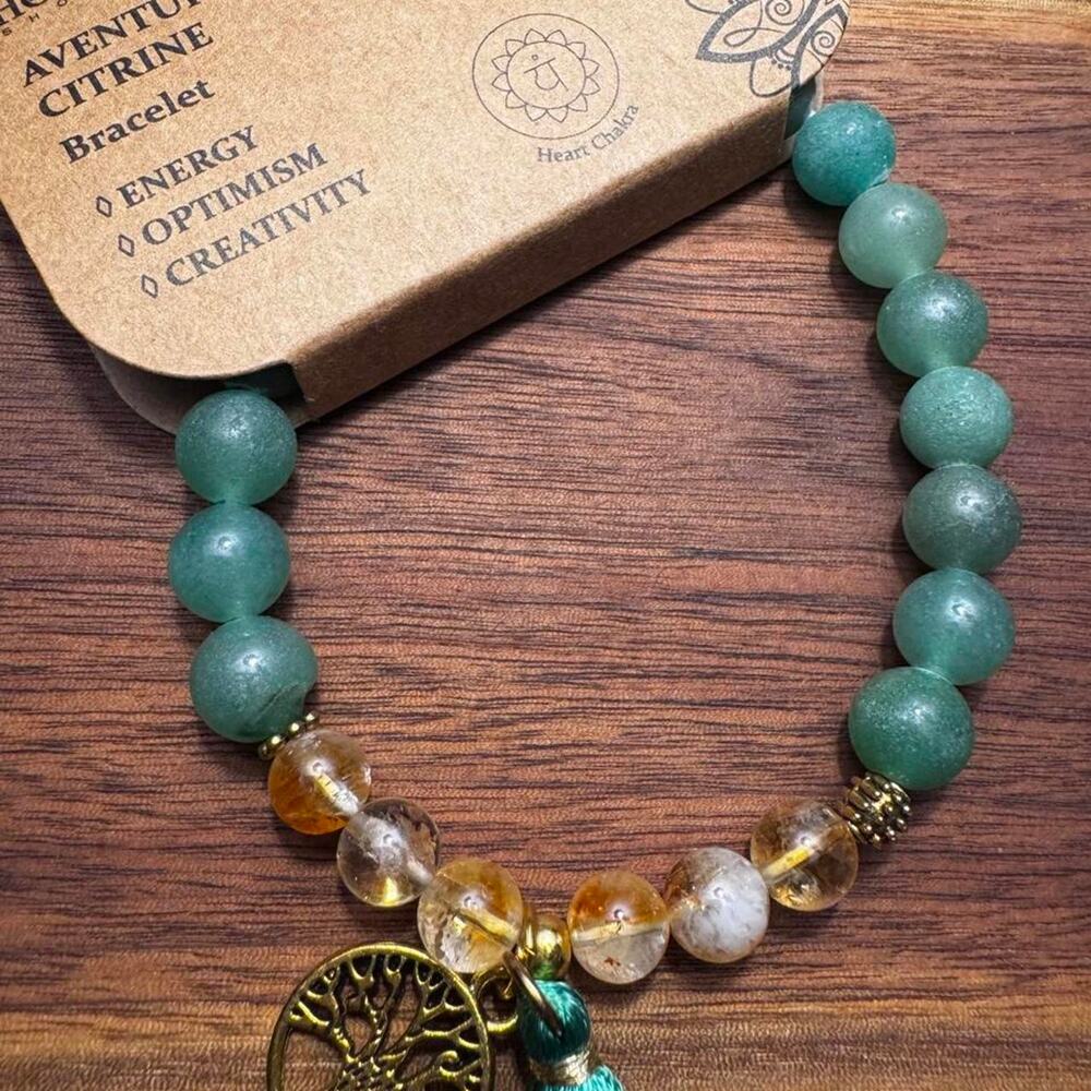 Henna shoppe aventurine with citrine